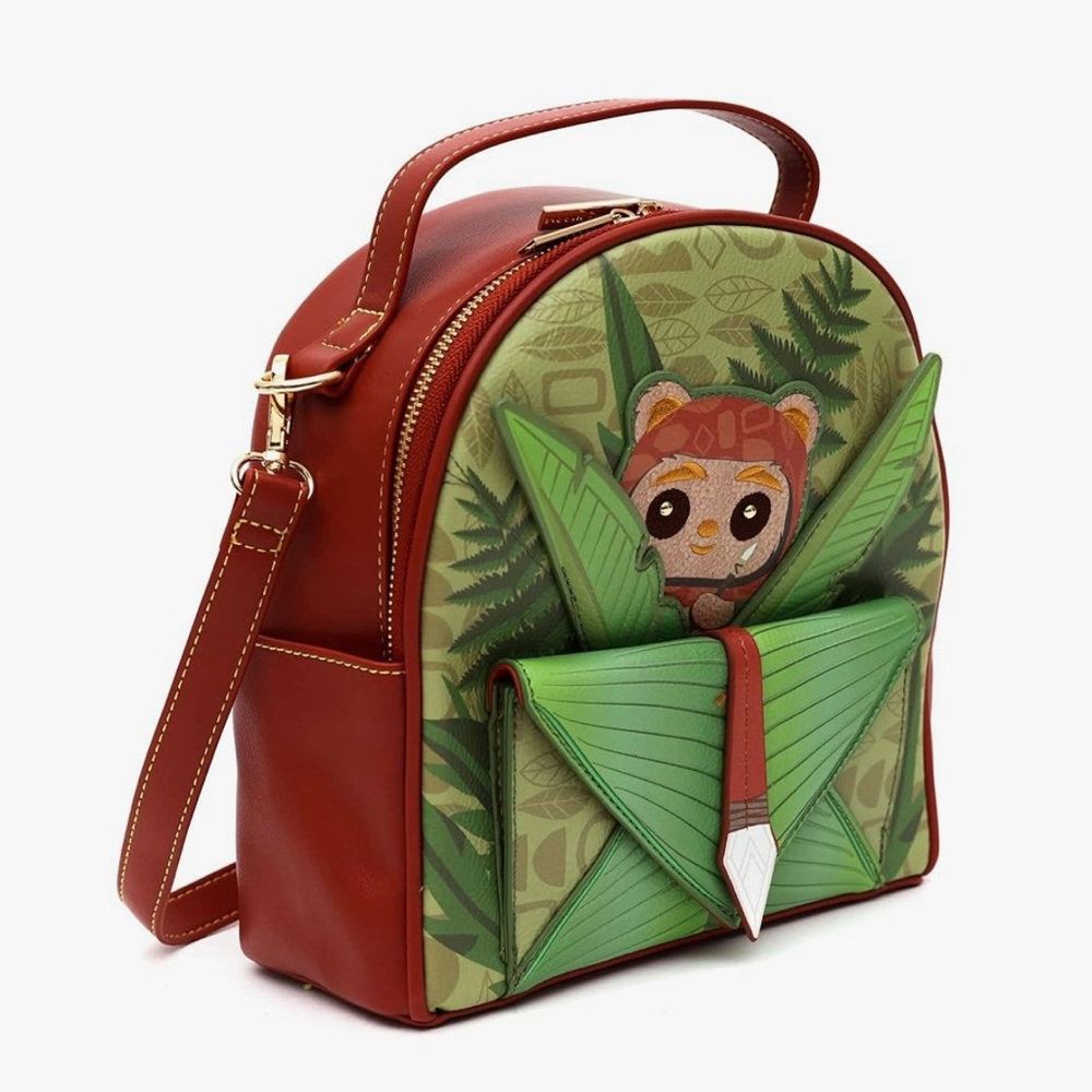 Star Wars x Danielle Nicole Ewok Endor Mini Backpack or Crossbody - Picture 2 of 14